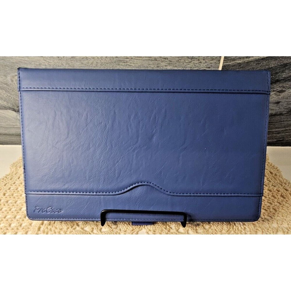 NEW Pro Case Tablet Protector Cover Navy Blue Solid Pattern 10 x 7 Inches
